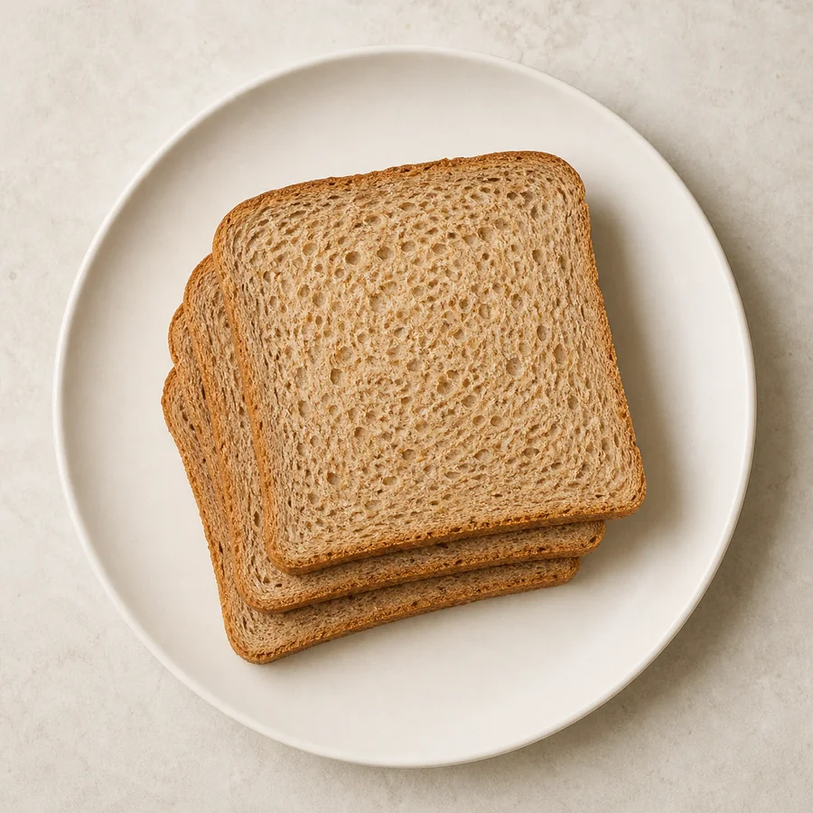100 grams of whole-grain bread