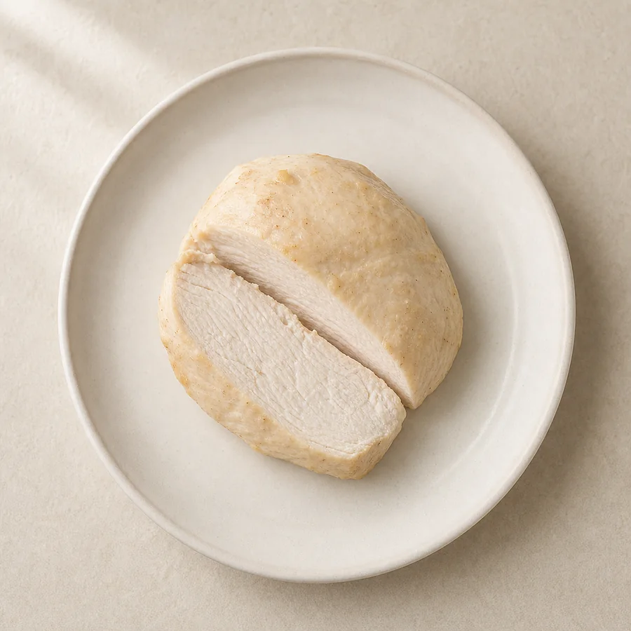 100 grams of cooked chicken breast