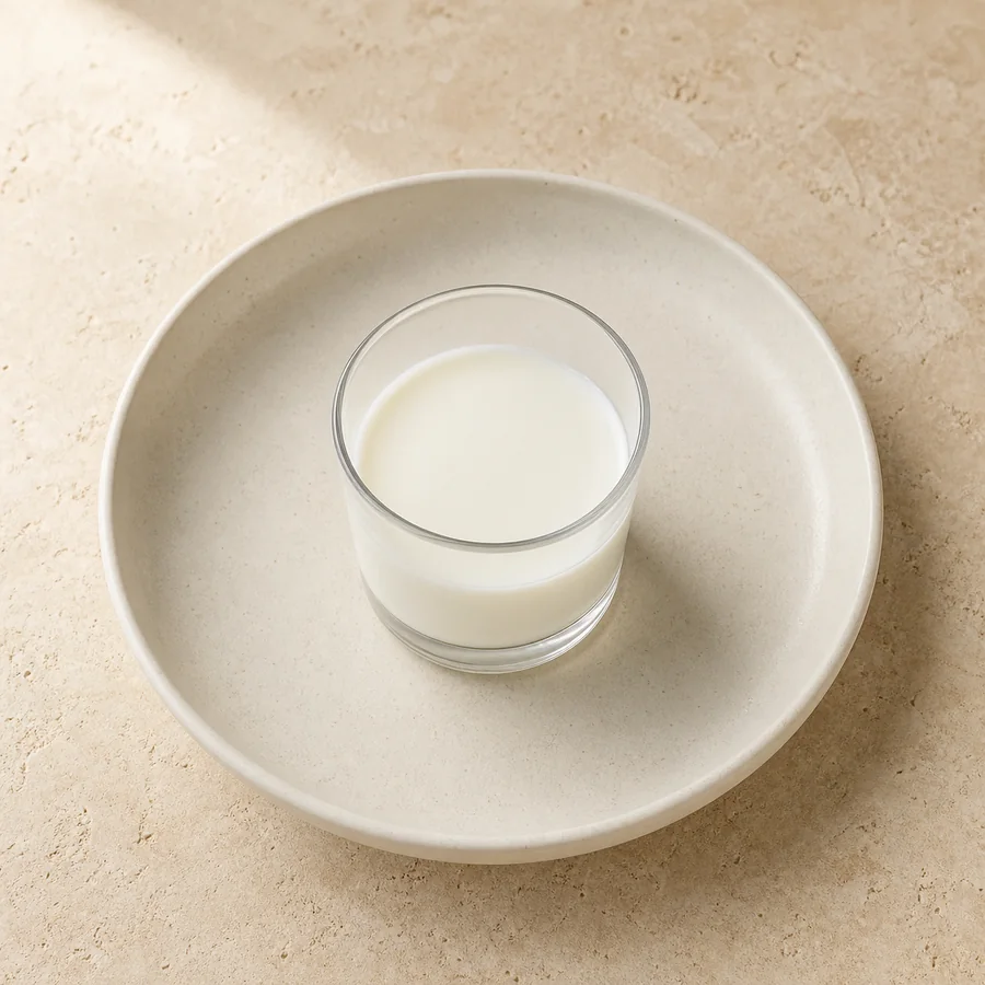 100 grams of milk