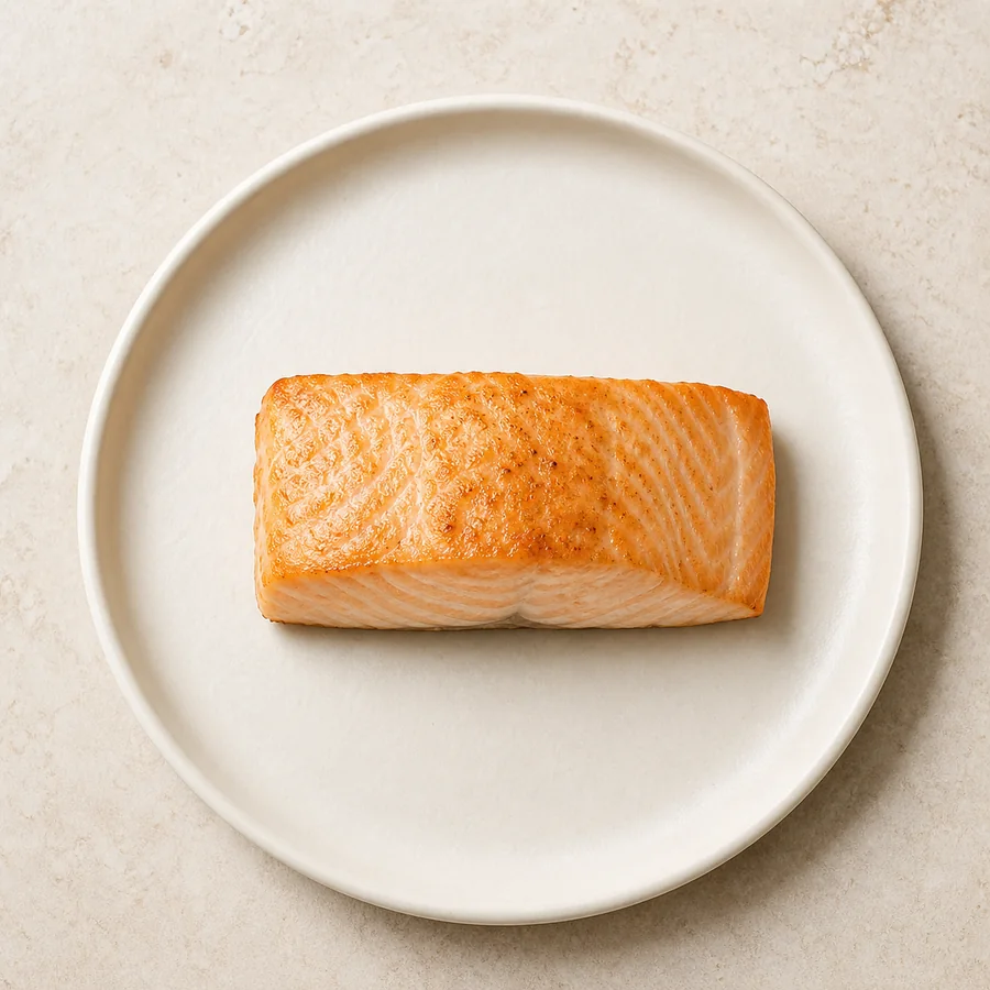 100 grams of cooked salmon
