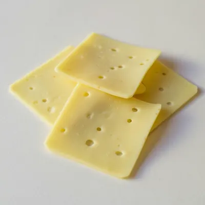 Illustration of Cheese, Pasteurized process, Swiss