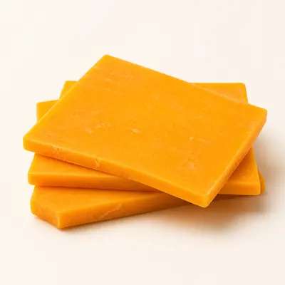 Illustration of Cheese, Cheddar, Sharp, Sliced
