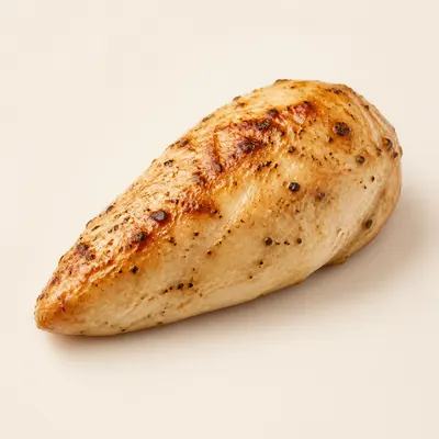 Illustration of Chicken, Breast, Meat only, Roasted
