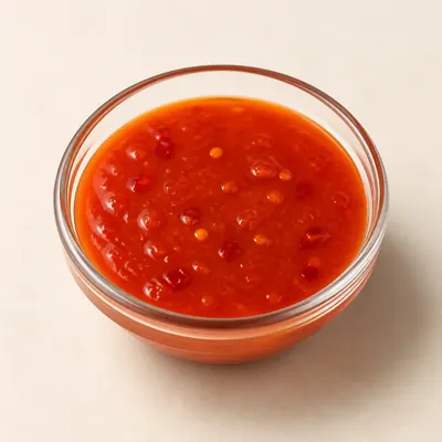 Illustration of Sauce, Tomato chili sauce, Bottled