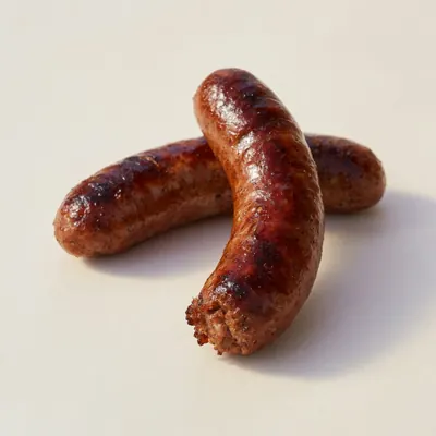Illustration of Beef sausage, Cooked