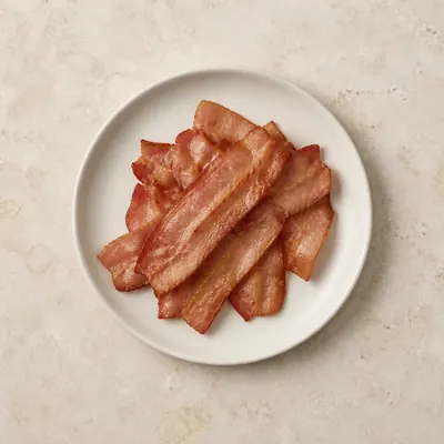 Illustration of Bacon, Turkey, Low sodium