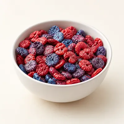 Illustration of Cereal, Cap'n crunch with crunchberries