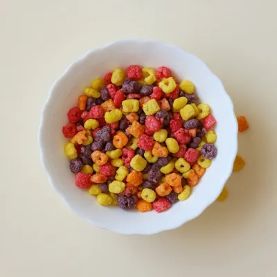 Illustration of Cereal, Fruity dyno-bites