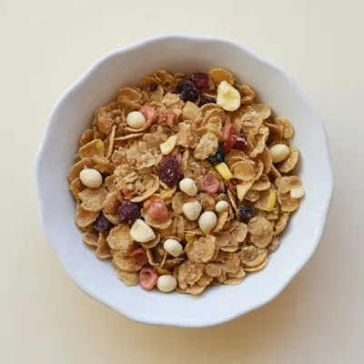 Illustration of Cereal, Special k, Fruit & yogurt