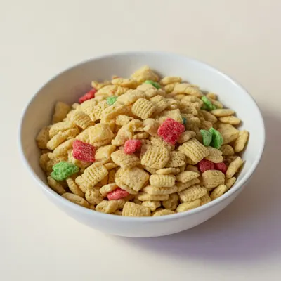 Illustration of Cereal, Christmas crunch