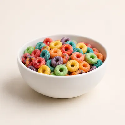 Illustration of Cereal, 25% less sugar trix