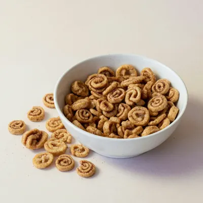 Illustration of Cereal, Kellogg's cinnabon cereal
