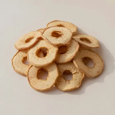Illustration of Apples, Dried, Uncooked