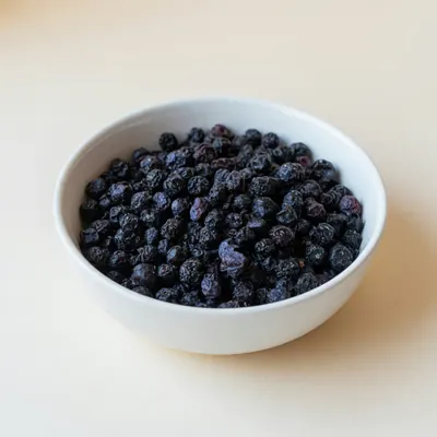 Illustration of Blueberries, Dried, Sweetened