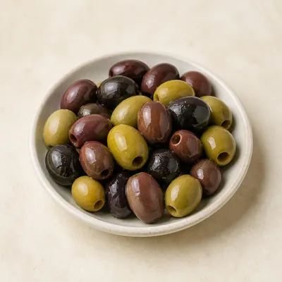 Illustration of Olives, Ripe, Canned (small-extra large)
