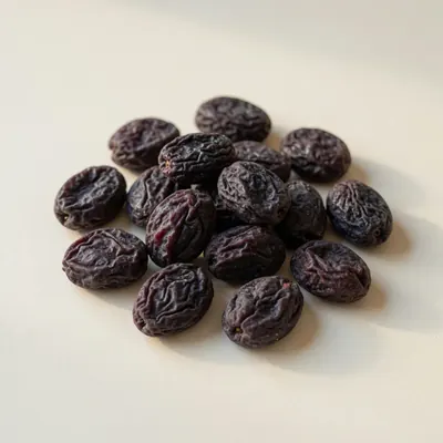 Illustration of Plums, Dried (prunes), Uncooked
