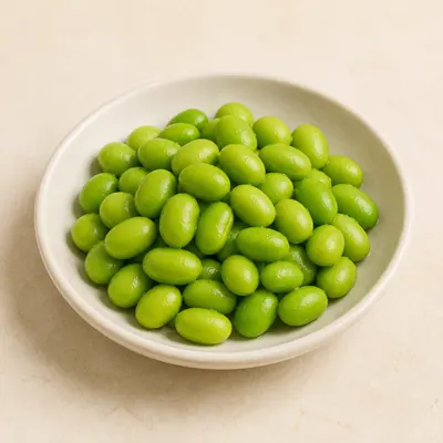 Illustration of Edamame, Frozen, Prepared