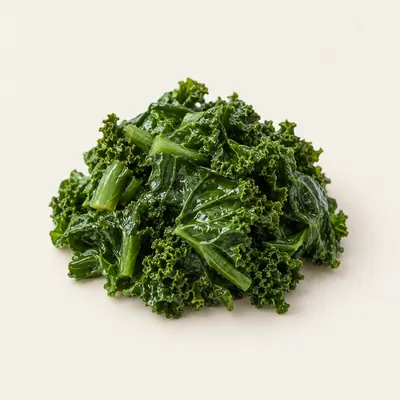 Illustration of Kale, Boiled