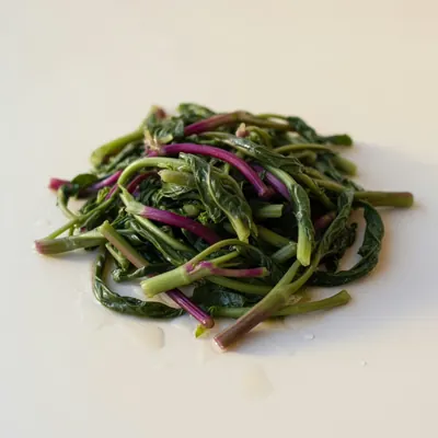 Illustration of Pokeberry shoots, (poke), Boiled