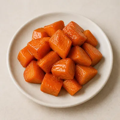 Illustration of Sweet potato, Candied, Home-prepared