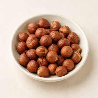 Illustration of Nuts, Hazelnuts or filberts