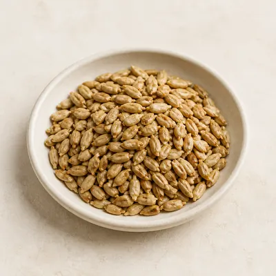 Illustration of Seeds, Sunflower seed kernels, Oil roasted