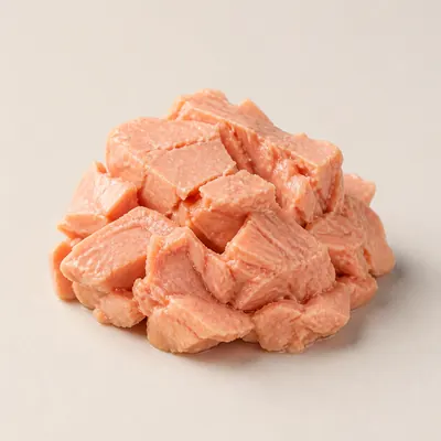 Illustration of Salmon, Pink, Canned, Total can contents