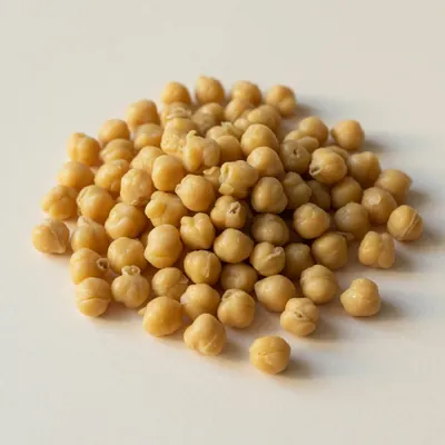 Illustration of Chickpeas (garbanzo beans, Bengal gram), Mature seeds, Boiled