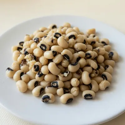 Illustration of Cowpeas, Common (blackeyes, Crowder, Southern), Mature seeds, Boiled
