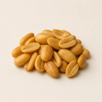 Illustration of Peanuts, All types, Oil-roasted