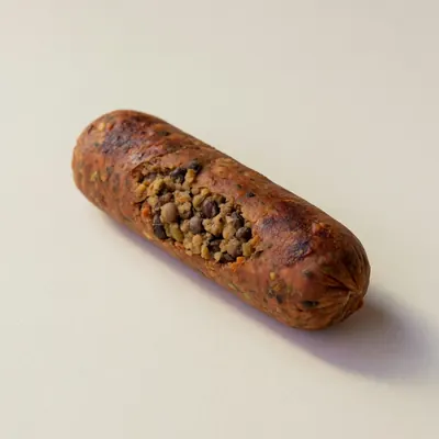 Illustration of Sausage, Meatless