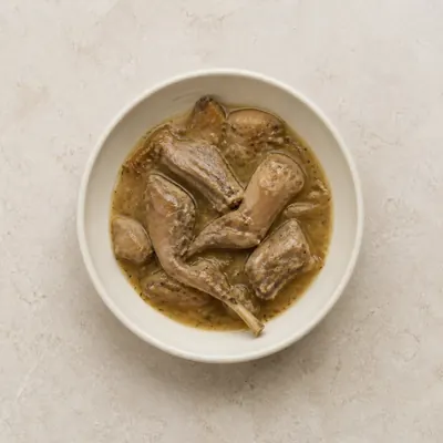 Illustration of Game meat, Rabbit, Wild, Stewed