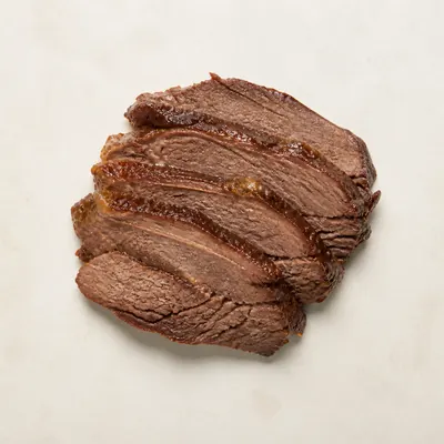 Illustration of Game meat, Deer, Shoulder clod, Separable lean only, 3-5 lb roast, Braised
