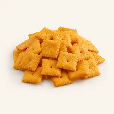 Illustration of Crackers, Cheese, Regular