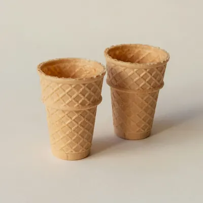 Illustration of Ice cream cones, Cake or wafer-type