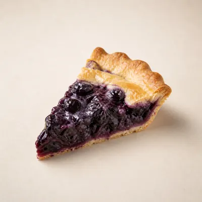 Illustration of Pie, Blueberry