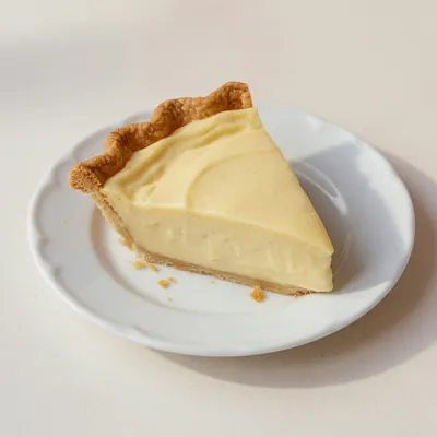 Illustration of Pie, Vanilla cream