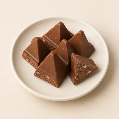 Illustration of Toblerone, Milk chocolate with honey and almond nougat