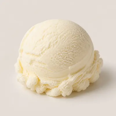 Illustration of vanilla ice cream