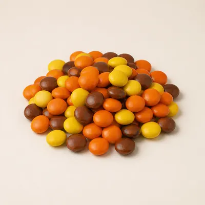 Illustration of Reese's pieces candy