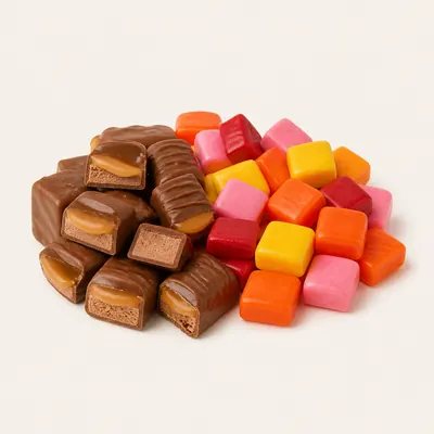 Illustration of Mars snackfood us, Starburst fruit chews, Original fruits