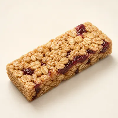 Illustration of Granola bar, Fruit-filled, Nonfat
