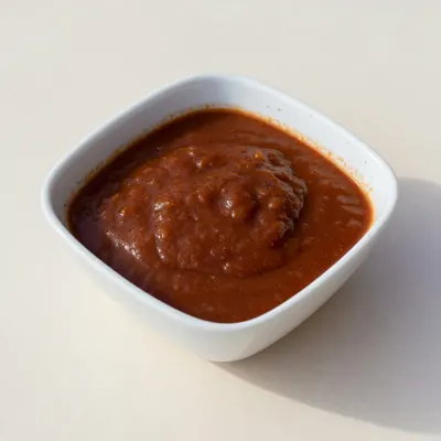 Illustration of Sauce, Steak, Tomato based
