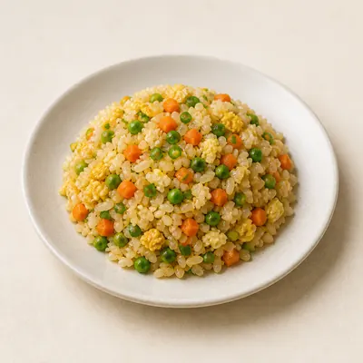 Illustration of Chinese, Fried rice, Without meat