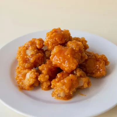 Illustration of Chinese, Orange chicken