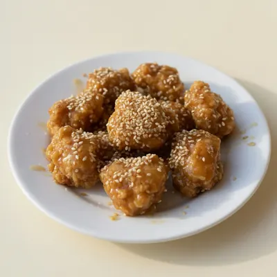 Illustration of Chinese, Sesame chicken