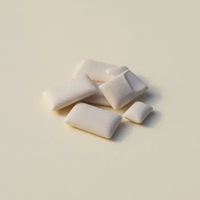 Illustration of Chewing gum, Sugarless