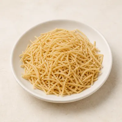 Illustration of Vermicelli, Made from soy