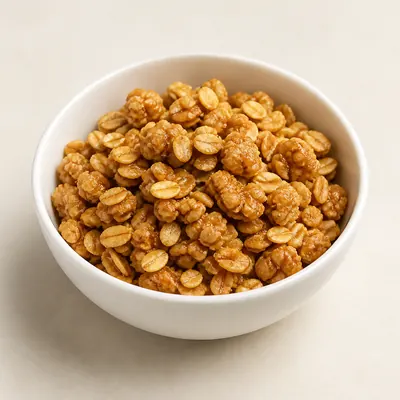 Illustration of Cereal, Honey bunches of oats, Honey roasted